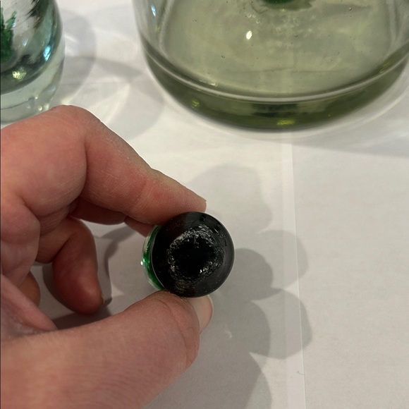 Agave Hand-Blown Glass Decanter and 6 Shot Glasses - Picture 8 of 16